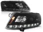 Preview: XENON LED Angel Eyes Scheinwerfer für Audi A6 C6 (4F) 04-08 schwarz